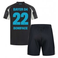 Bayer Leverkusen Victor Boniface #22 Tredjeställ Barn 2024-25 Korta ärmar (+ Korta byxor)